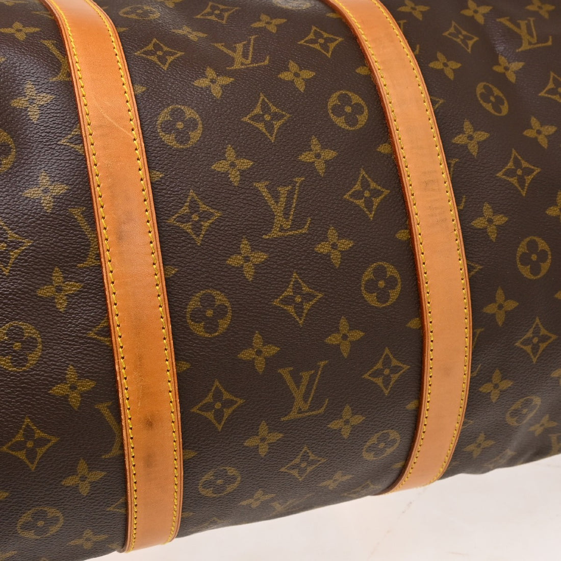 Louis Vuitton Keepall 55 in Tela Monogram Marrone Vintage