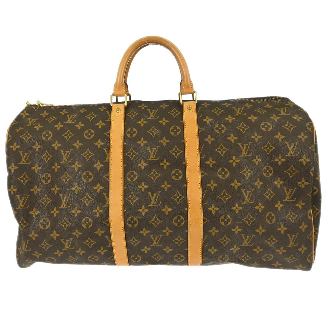 Louis Vuitton Keepall 55 in Tela Monogram Marrone Vintage