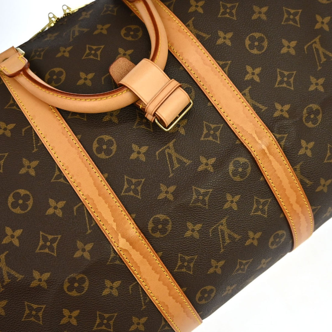 Louis Vuitton Keepall 55 in Tela Monogram Marrone Vintage