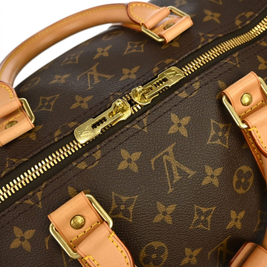 Louis Vuitton Keepall 55 in Tela Monogram Marrone Vintage