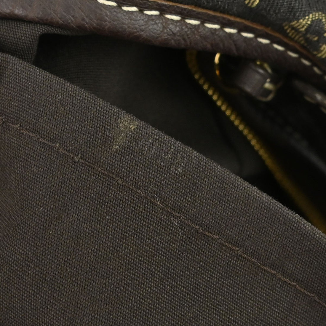 Louis Vuitton Manon MM in Tela Monogram Mini Lin Marrone Vintage