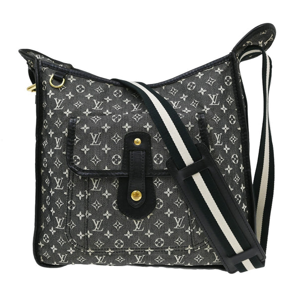 Louis Vuitton Marie Kate in Tela Monogram Mini Blu Navy Vintage