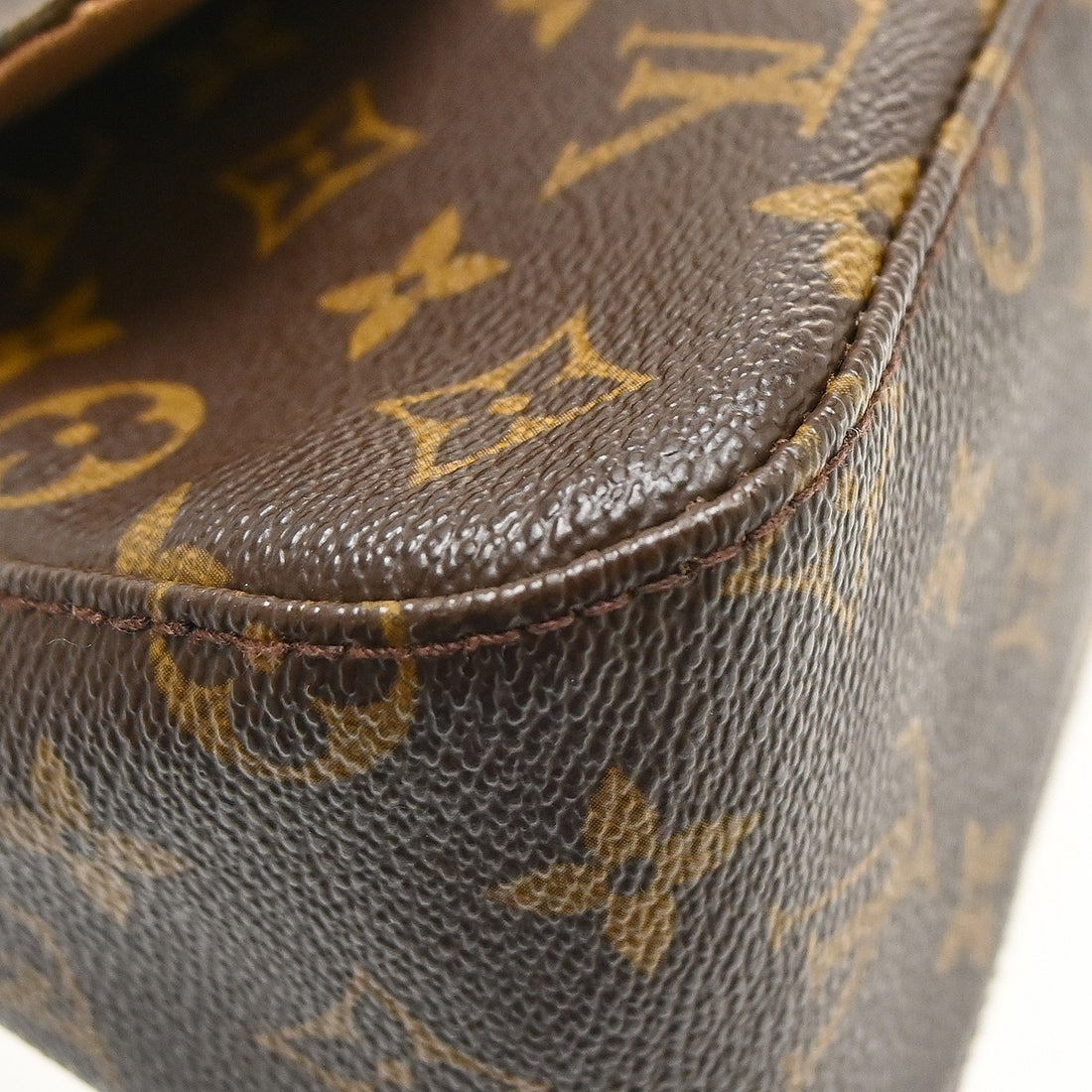 Louis Vuitton Mini Looping in Tela Monogram Marrone Vintage