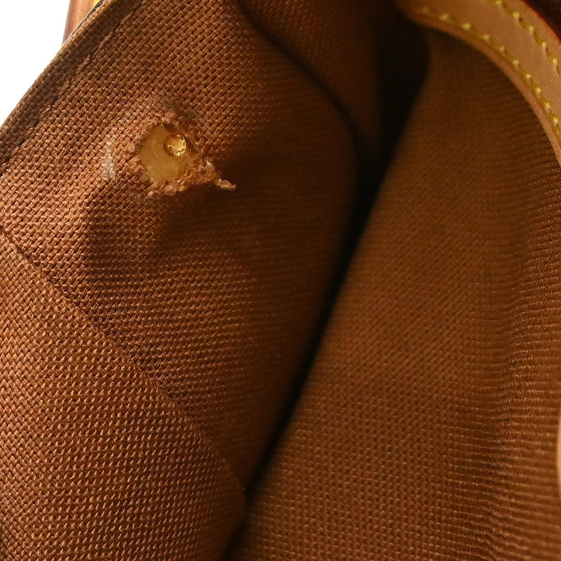 Louis Vuitton Mini Looping in Tela Monogram Marrone Vintage