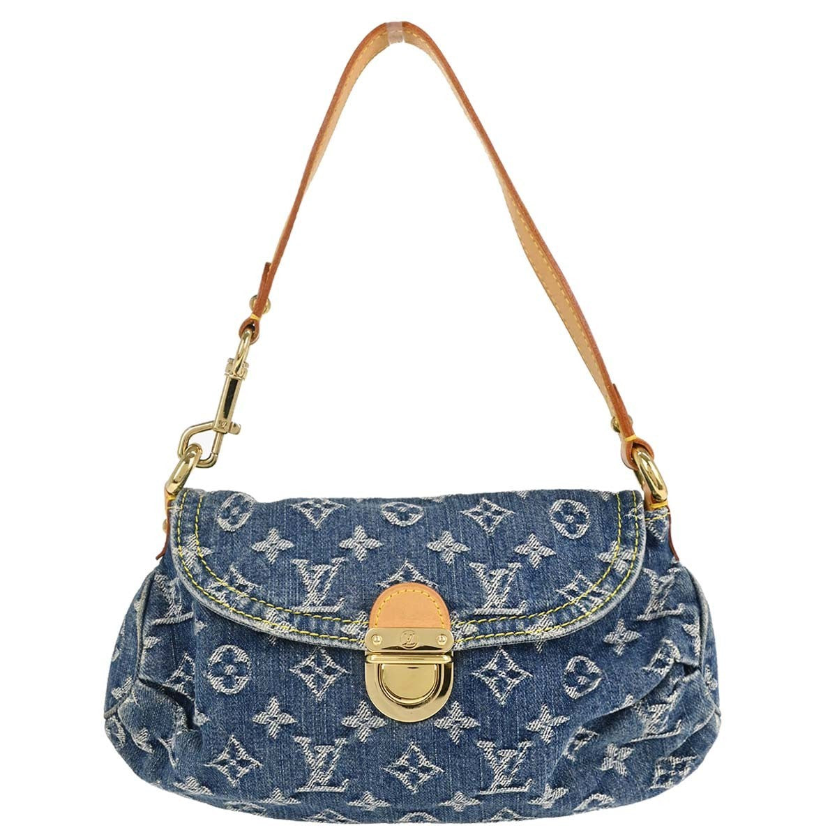 Louis Vuitton Mini Pleaty in Denim Monogram Blu Vintage – foto 1