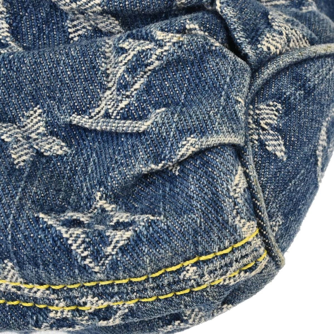 Louis Vuitton Mini Pleaty in Denim Monogram Blu Vintage