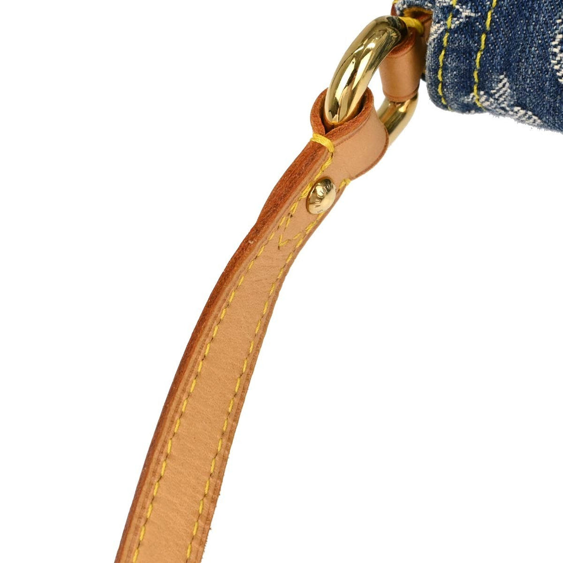 Louis Vuitton Mini Pleaty in Denim Monogram Blu Vintage