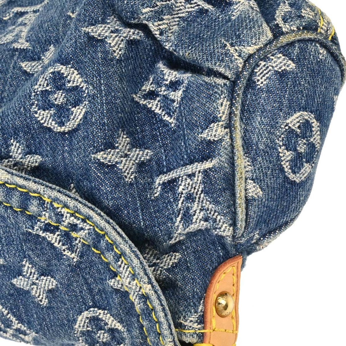 Louis Vuitton Mini Pleaty in Denim Monogram Blu Vintage
