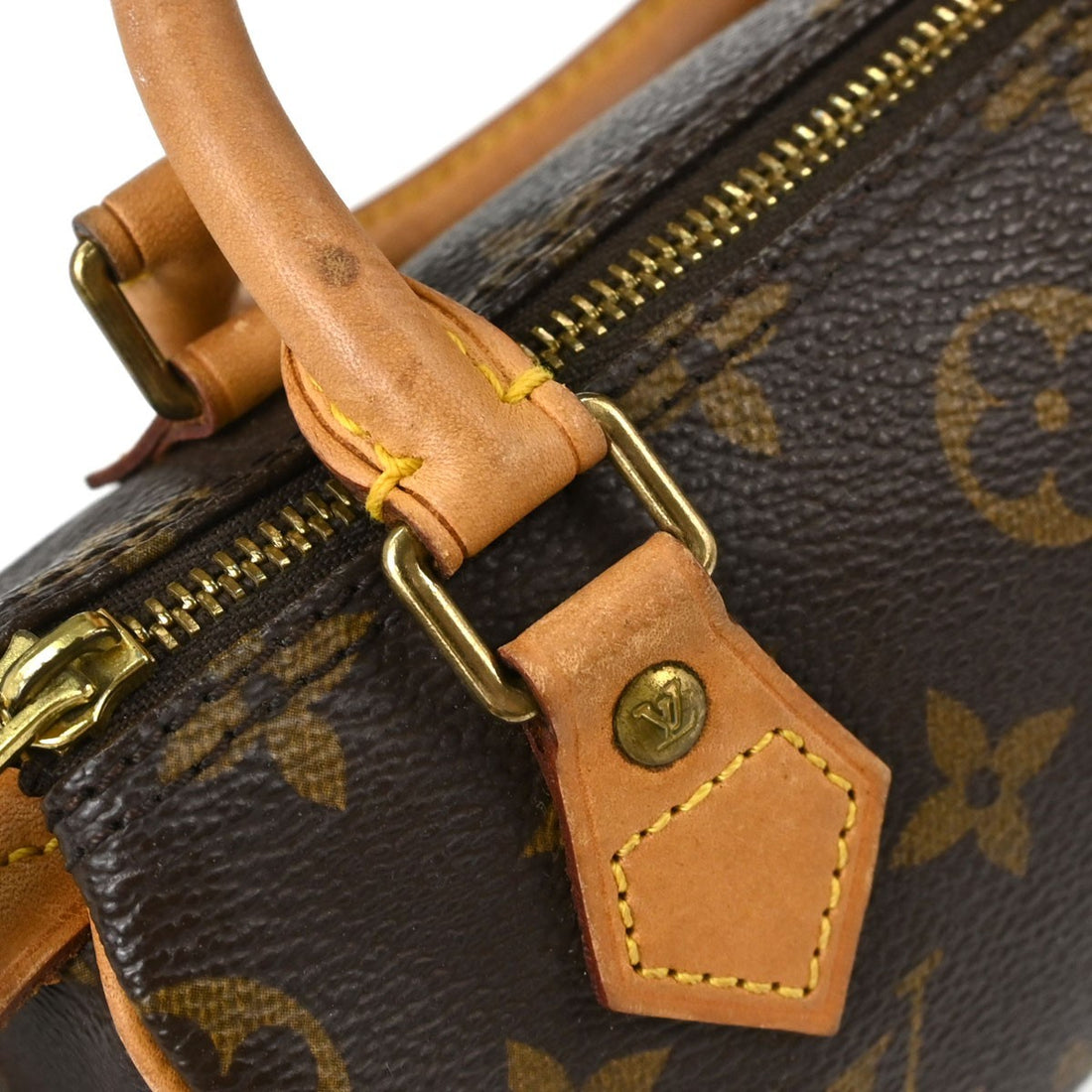 Louis Vuitton Mini Speedy in Tela Monogram Marrone Vintage
