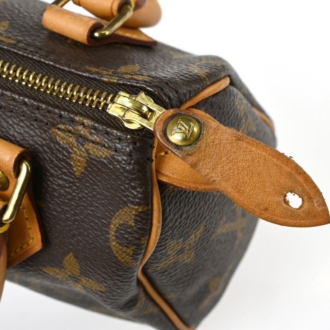 Louis Vuitton Mini Speedy in Tela Monogram Marrone Vintage