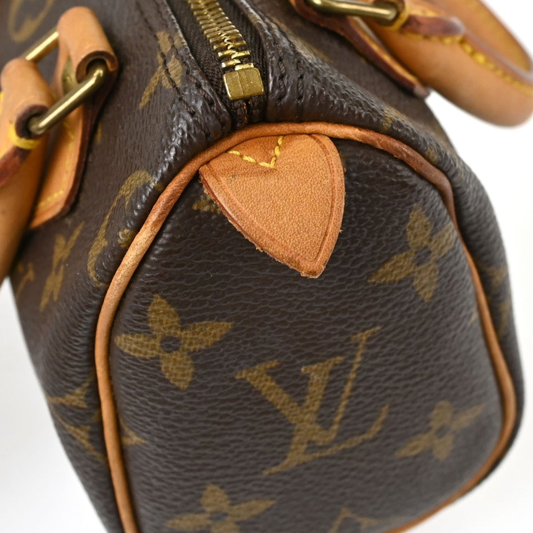 Louis Vuitton Mini Speedy in Tela Monogram Marrone Vintage