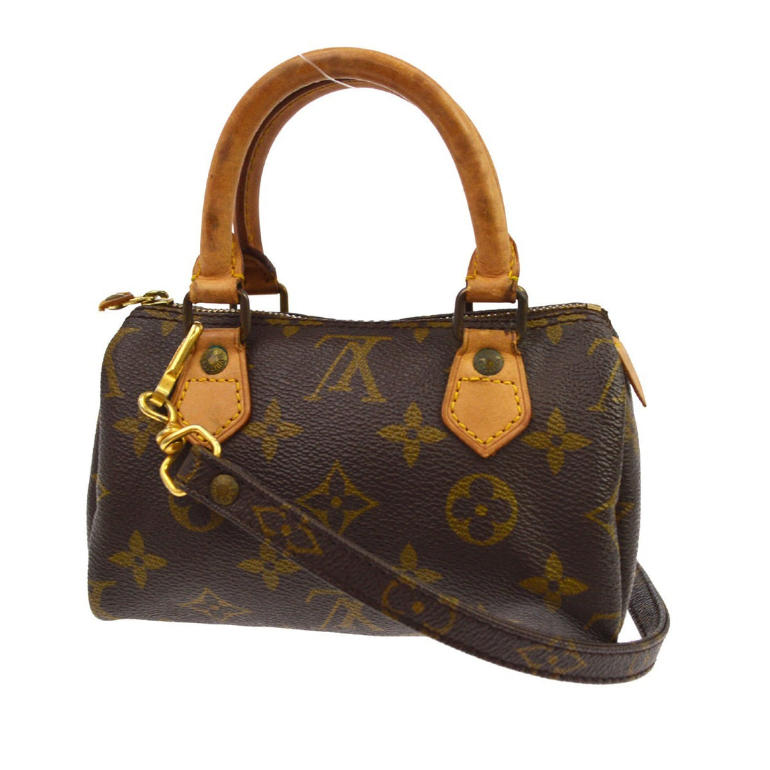 Louis Vuitton Monogram Mini Speedy Handbag Vintage