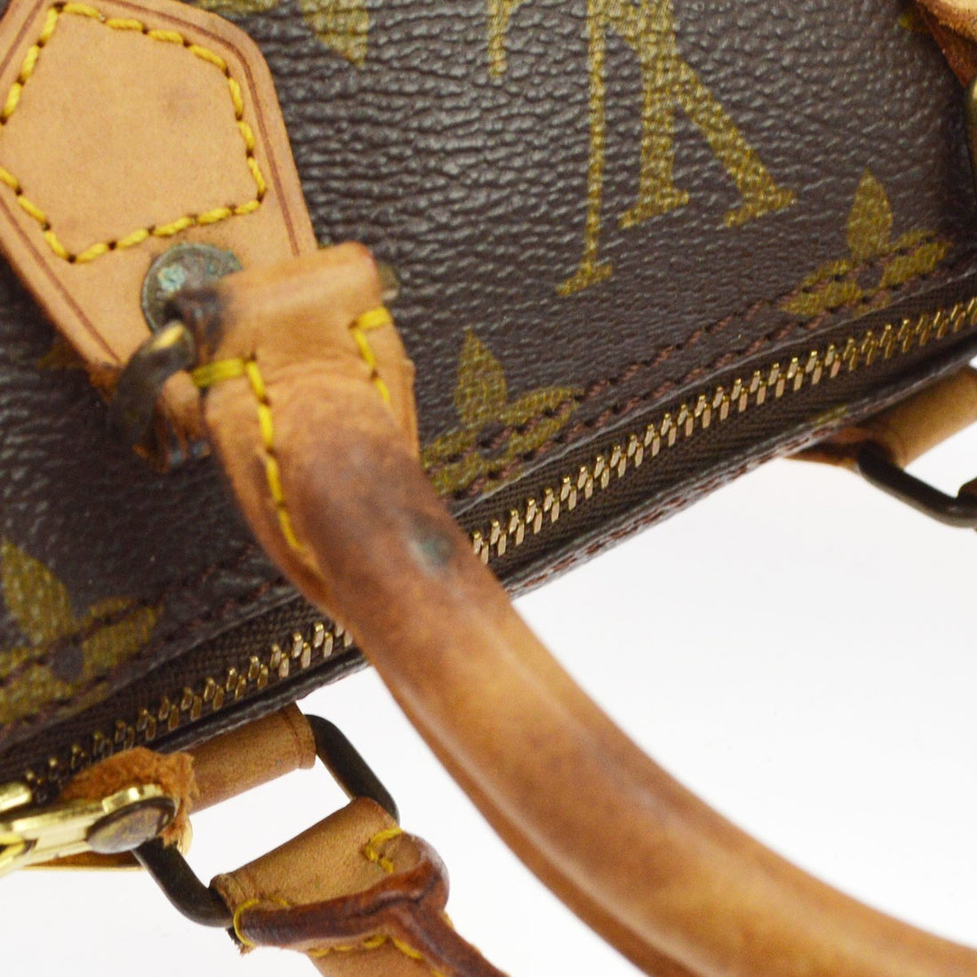 Louis Vuitton Monogram Mini Speedy Handbag Vintage