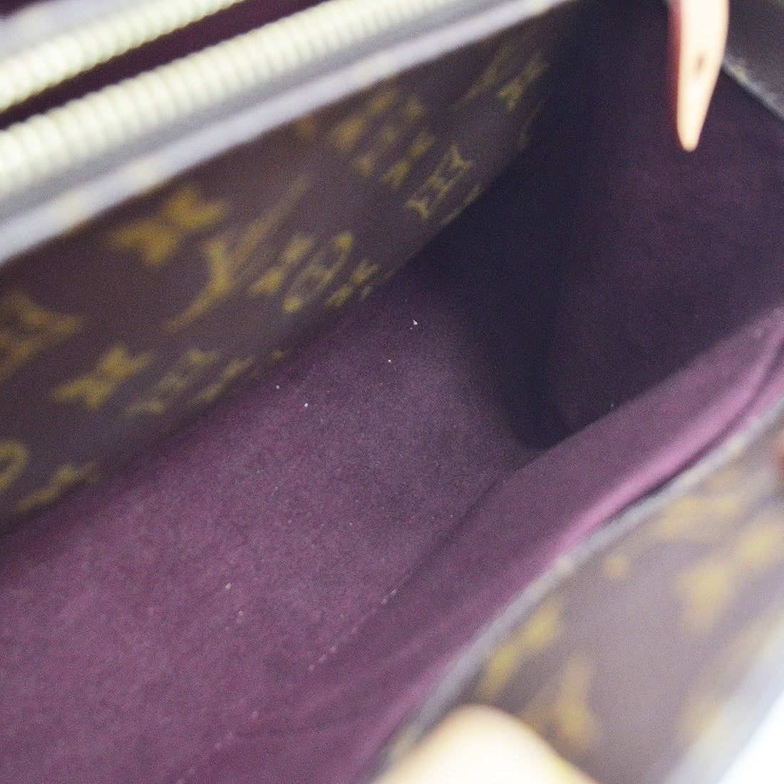 Louis Vuitton Montaigne MM in Pelle Monogram Empreinte Marrone Vintage