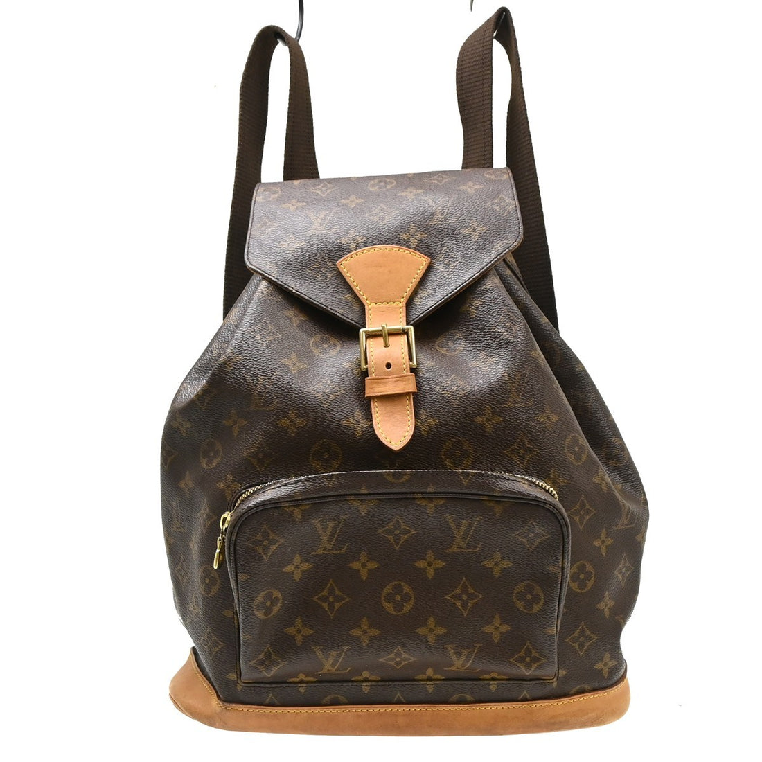 Louis Vuitton Montsouris GM in Tela Monogram Marrone Vintage