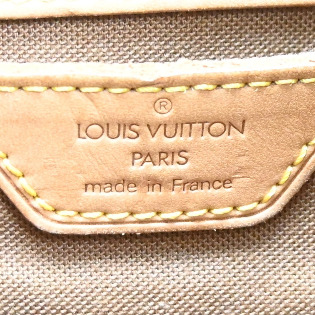 Louis Vuitton Montsouris GM in Tela Monogram Marrone Vintage