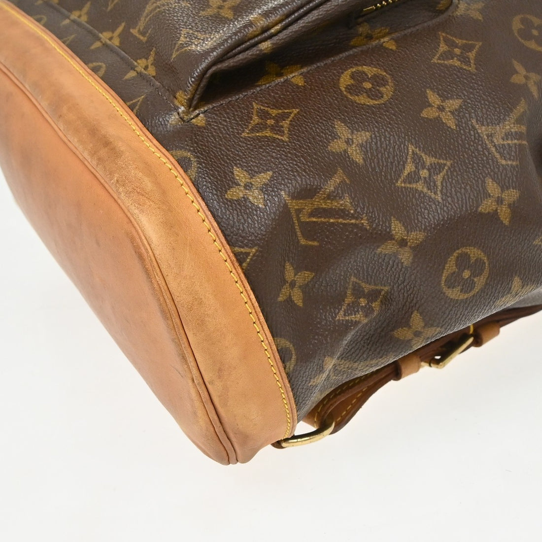 Louis Vuitton Montsouris GM in Tela Monogram Marrone Vintage