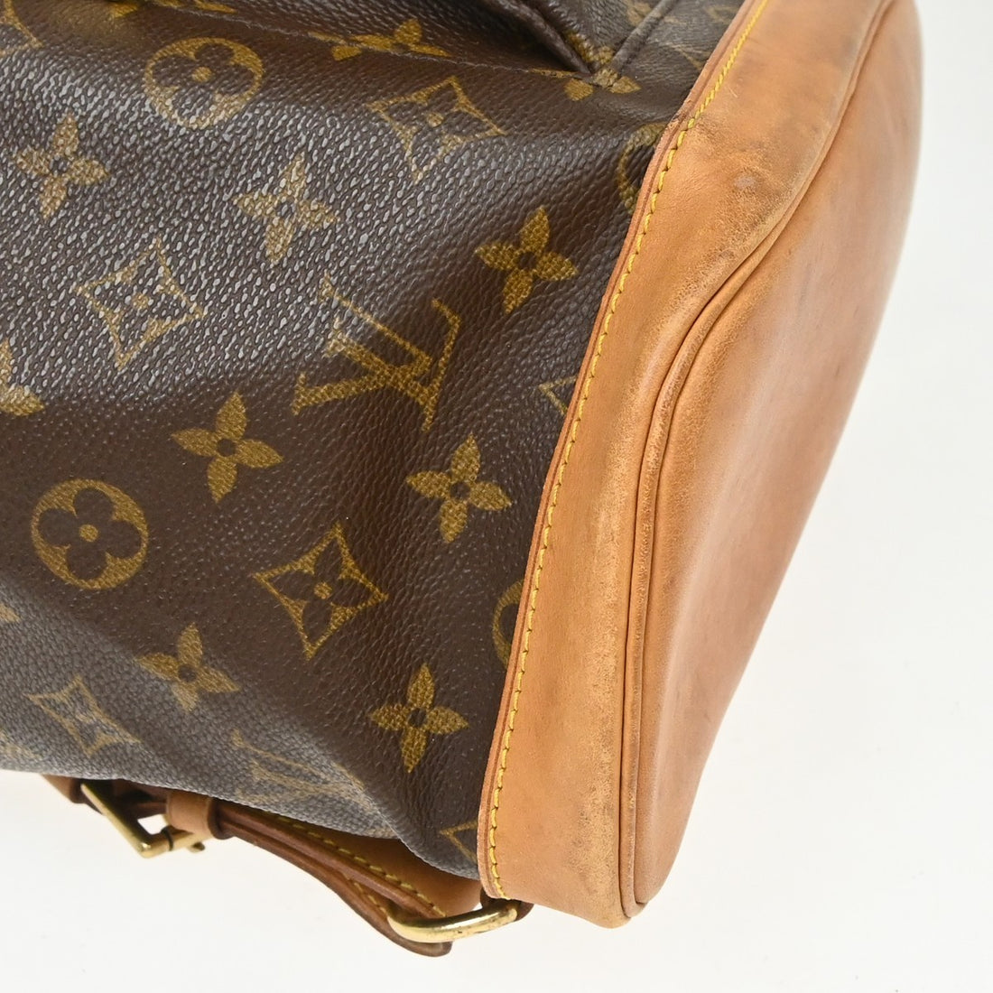 Louis Vuitton Montsouris GM in Tela Monogram Marrone Vintage