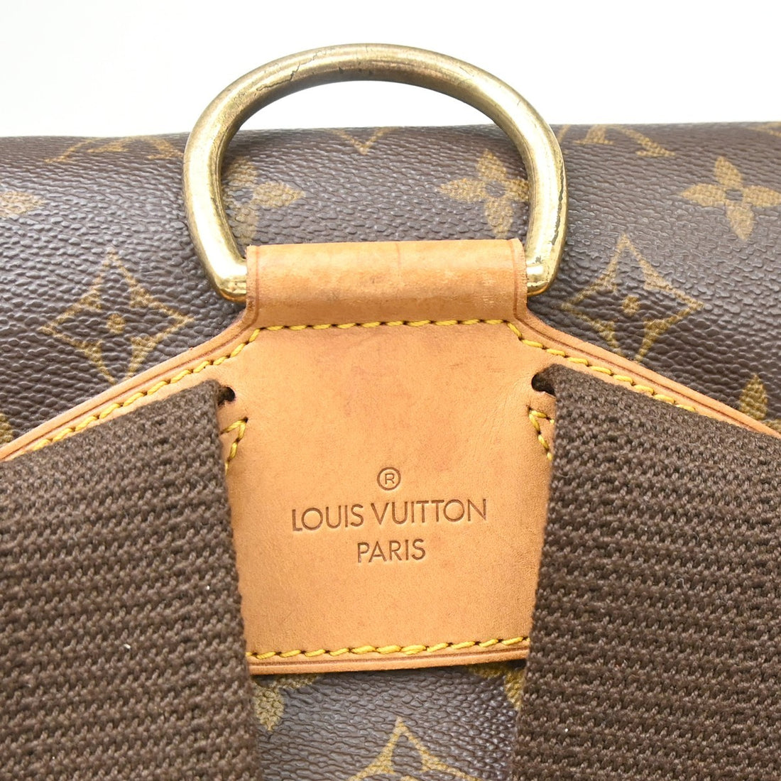 Louis Vuitton Montsouris GM in Tela Monogram Marrone Vintage