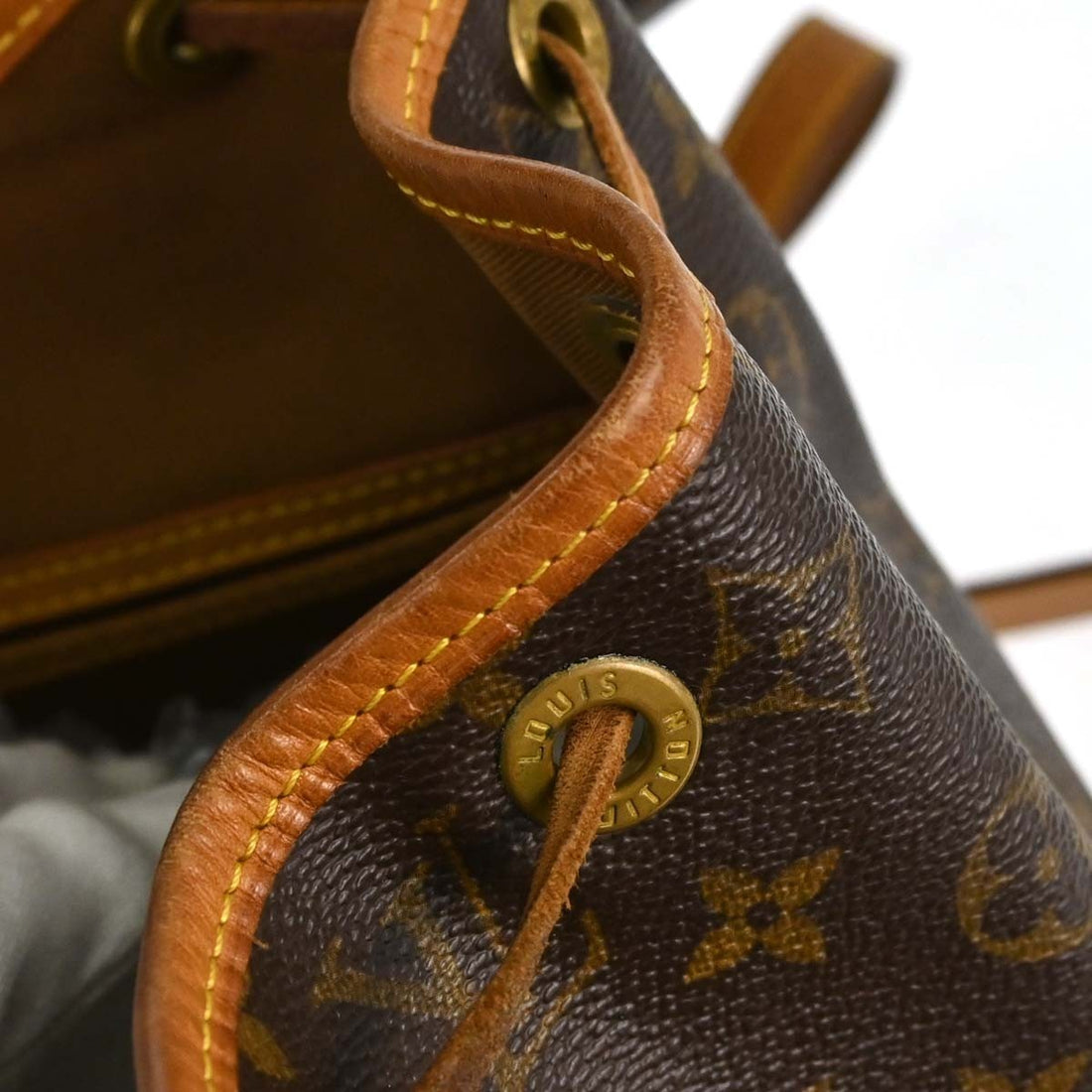 Louis Vuitton Montsouris MM in Tela Monogram Marrone Vintage
