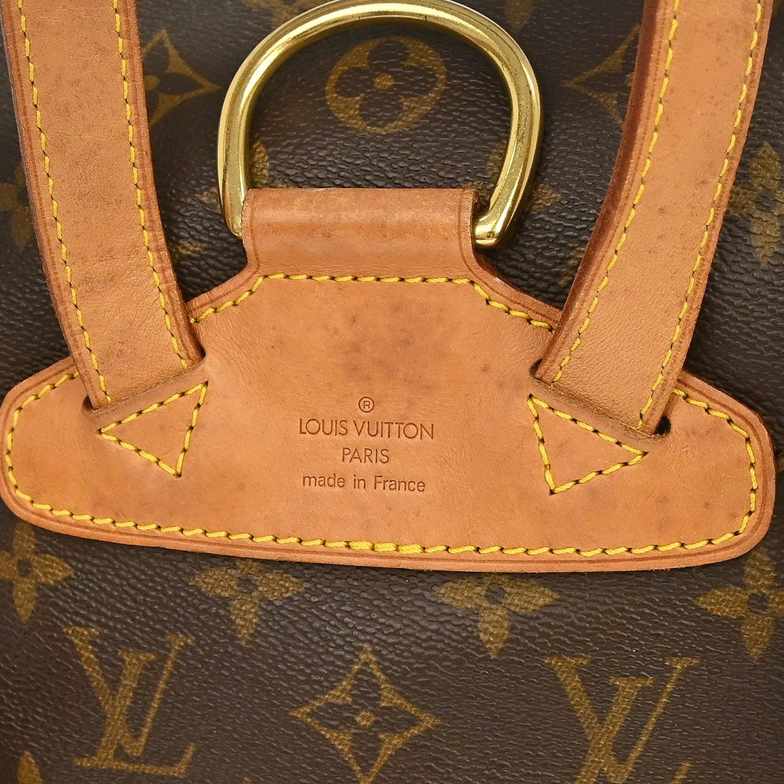 Louis Vuitton Montsouris MM in Tela Monogram Marrone Vintage