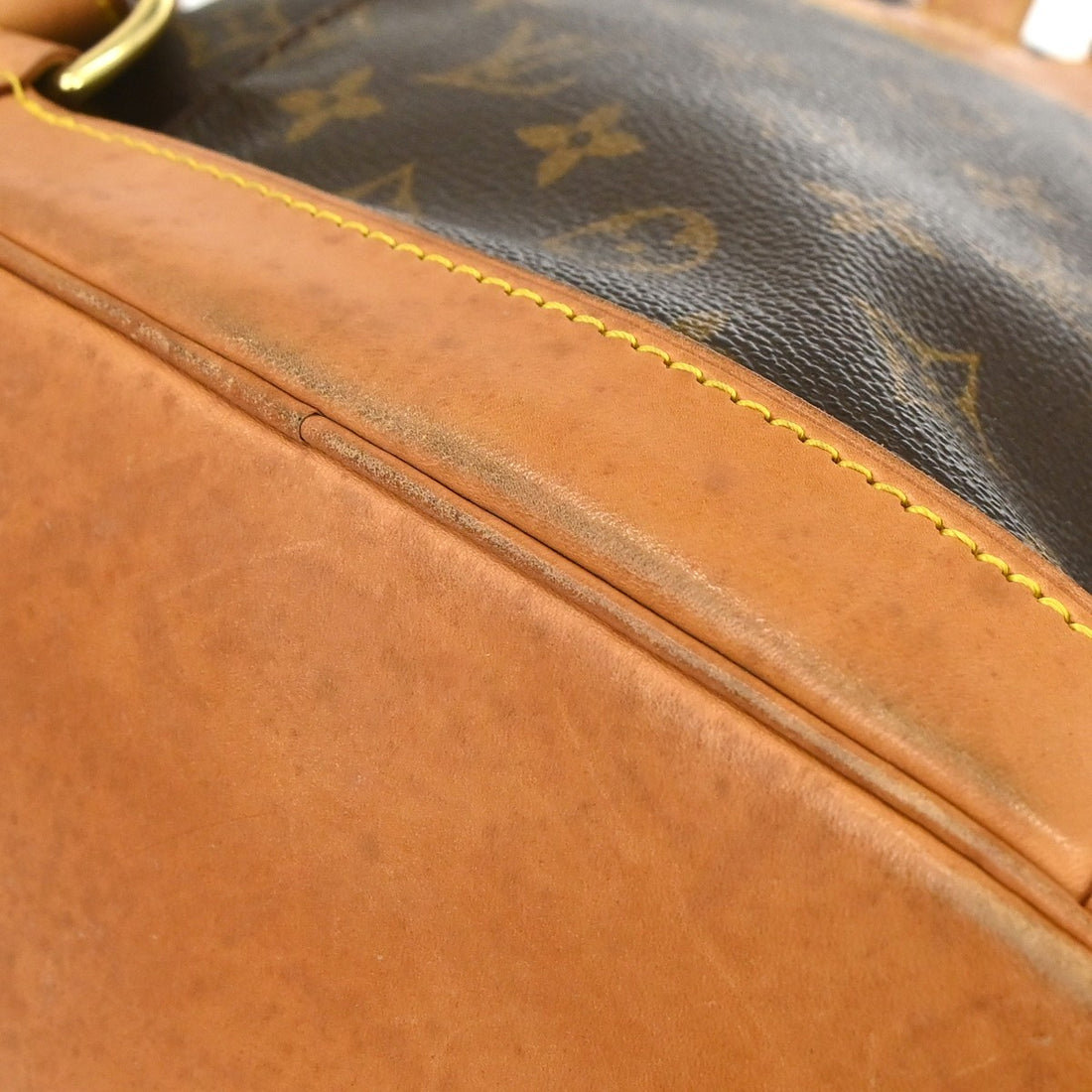 Louis Vuitton Montsouris MM in Tela Monogram Marrone Vintage