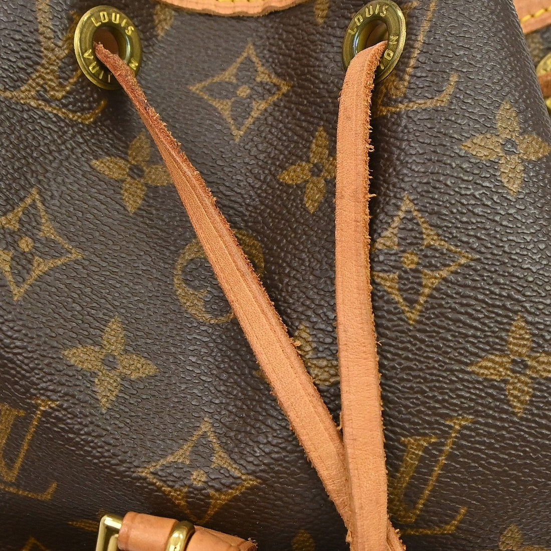 Louis Vuitton Montsouris MM in Tela Monogram Marrone Vintage