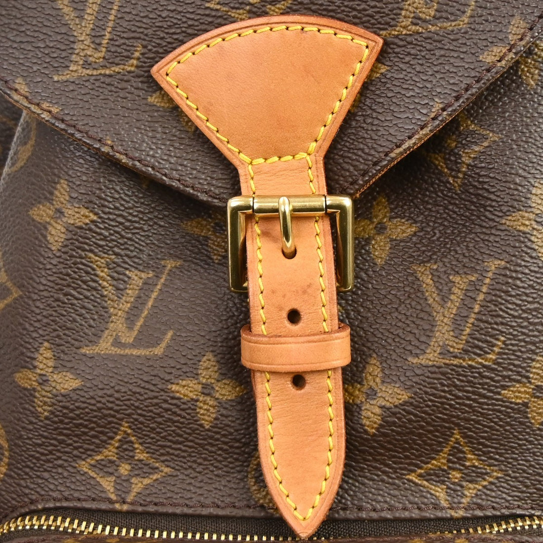 Louis Vuitton Montsouris MM Zaino in Tela Monogram Vintage