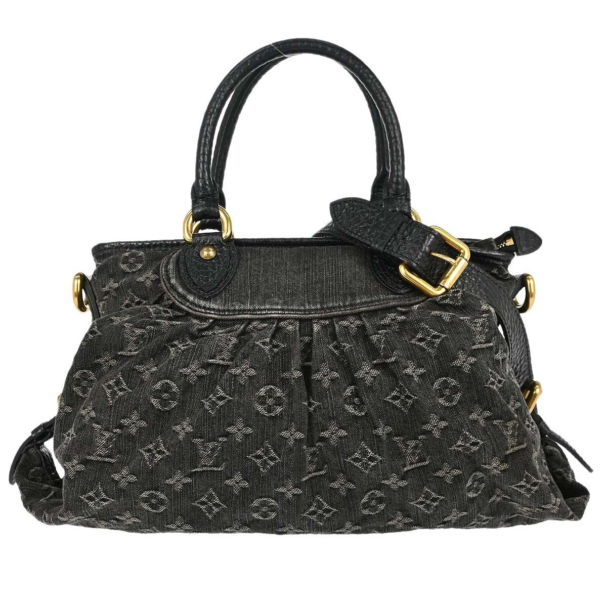 Louis Vuitton Neo Cabby MM in Denim Monogram Nero Vintage