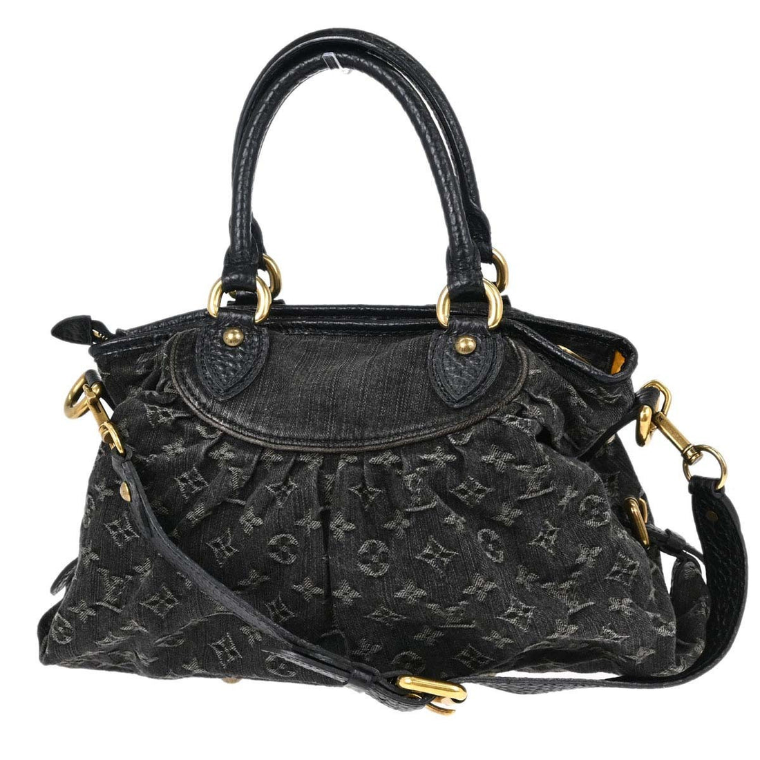 Louis Vuitton Neo Cabby MM in Denim Monogram Nero Vintage