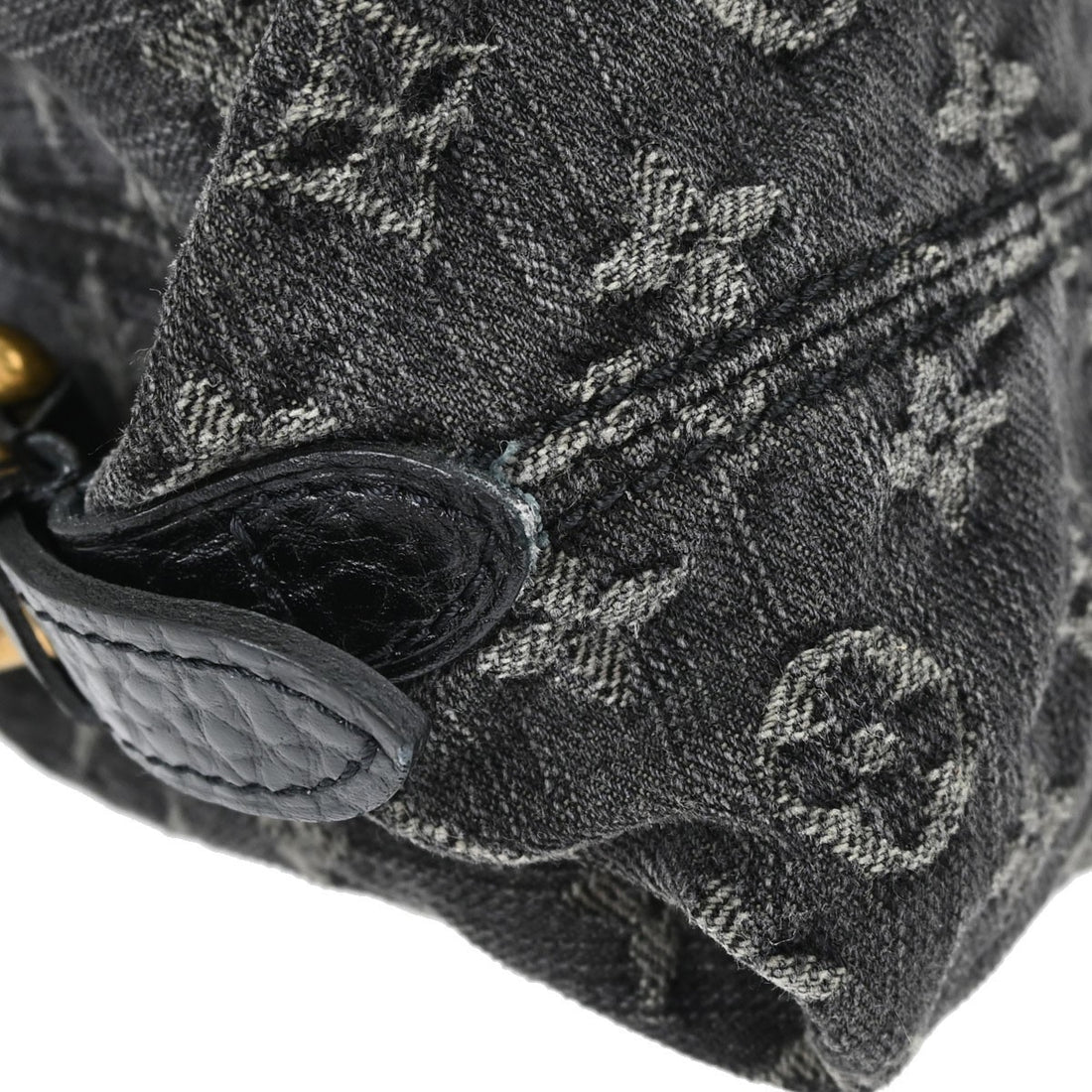 Louis Vuitton Neo Cabby MM in Denim Monogram Nero Vintage