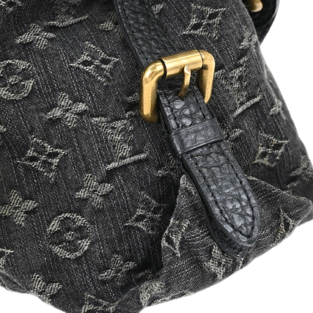 Louis Vuitton Neo Cabby MM in Denim Monogram Nero Vintage