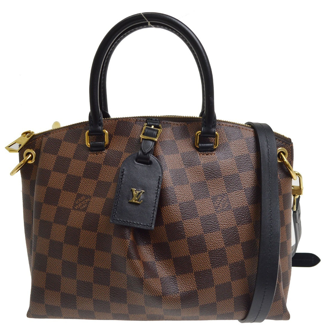 Louis Vuitton Odéon Tote PM in Tela Damier Ebène Marrone Vintage