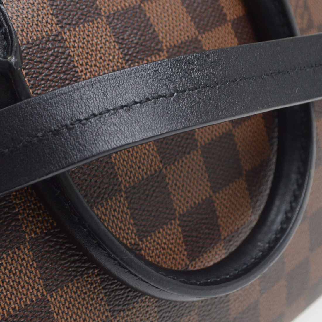 Louis Vuitton Odéon Tote PM in Tela Damier Ebène Marrone Vintage