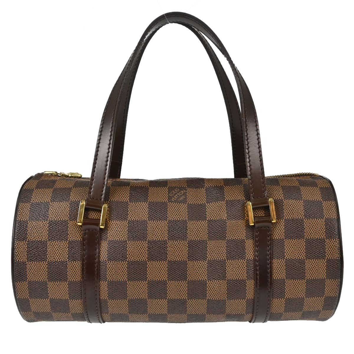 Louis Vuitton Papillon 26 in Tela Damier Ebène Marrone Vintage