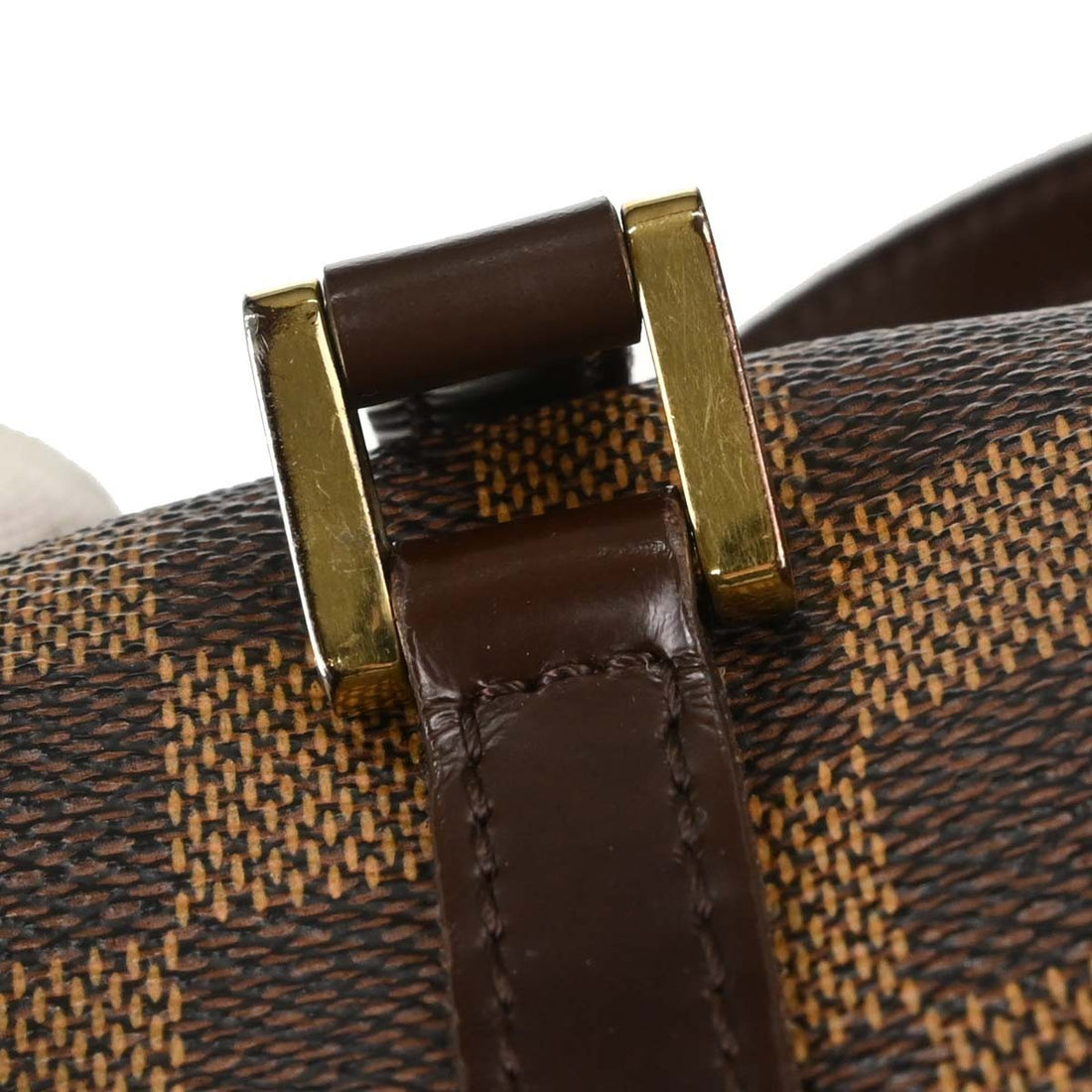 Louis Vuitton Papillon 26 in Tela Damier Ebène Marrone Vintage