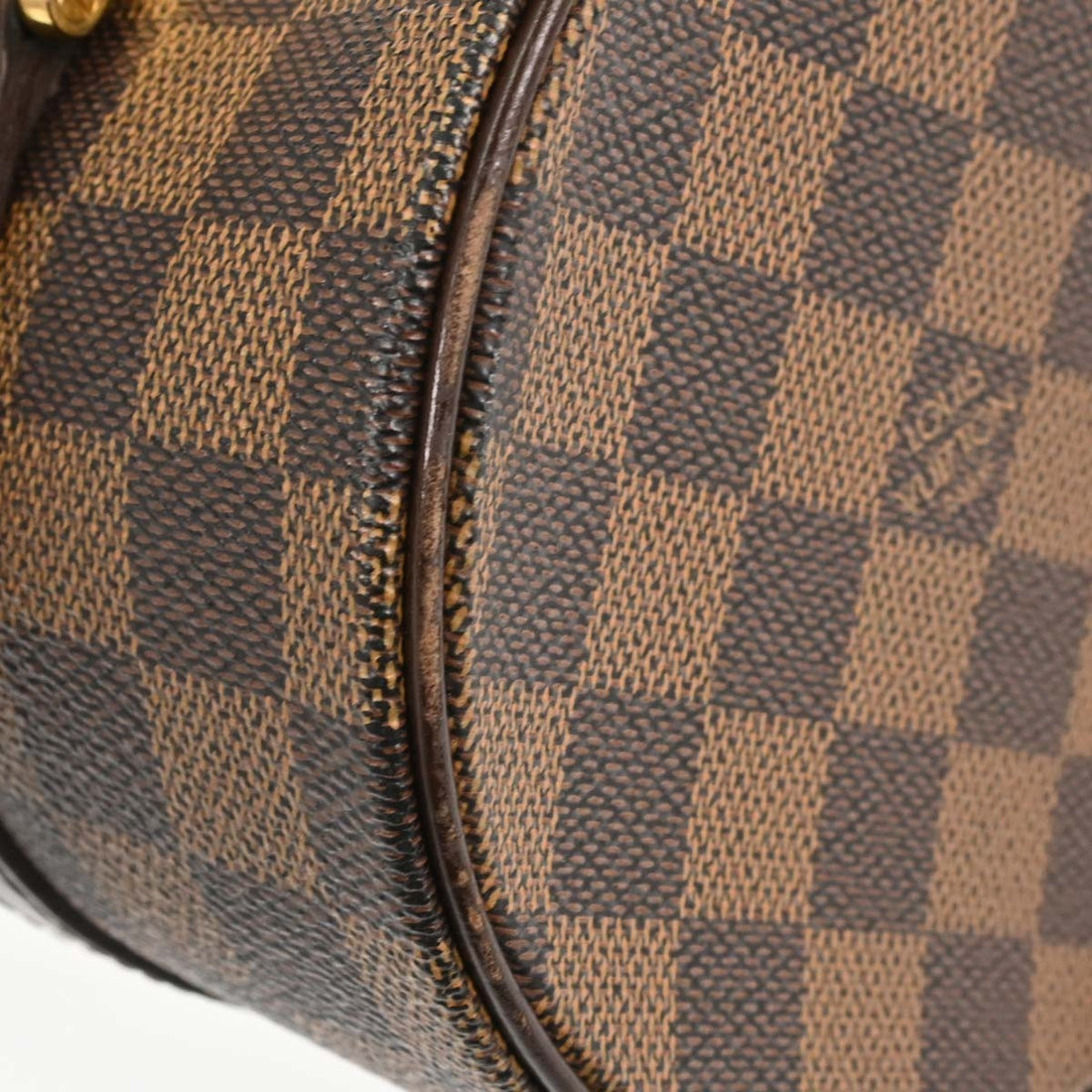 Louis Vuitton Papillon 26 in Tela Damier Ebène Marrone Vintage