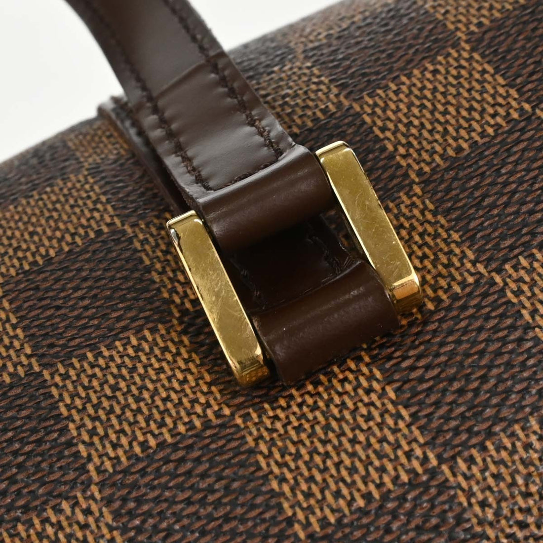 Louis Vuitton Papillon 26 in Tela Damier Ebène Marrone Vintage