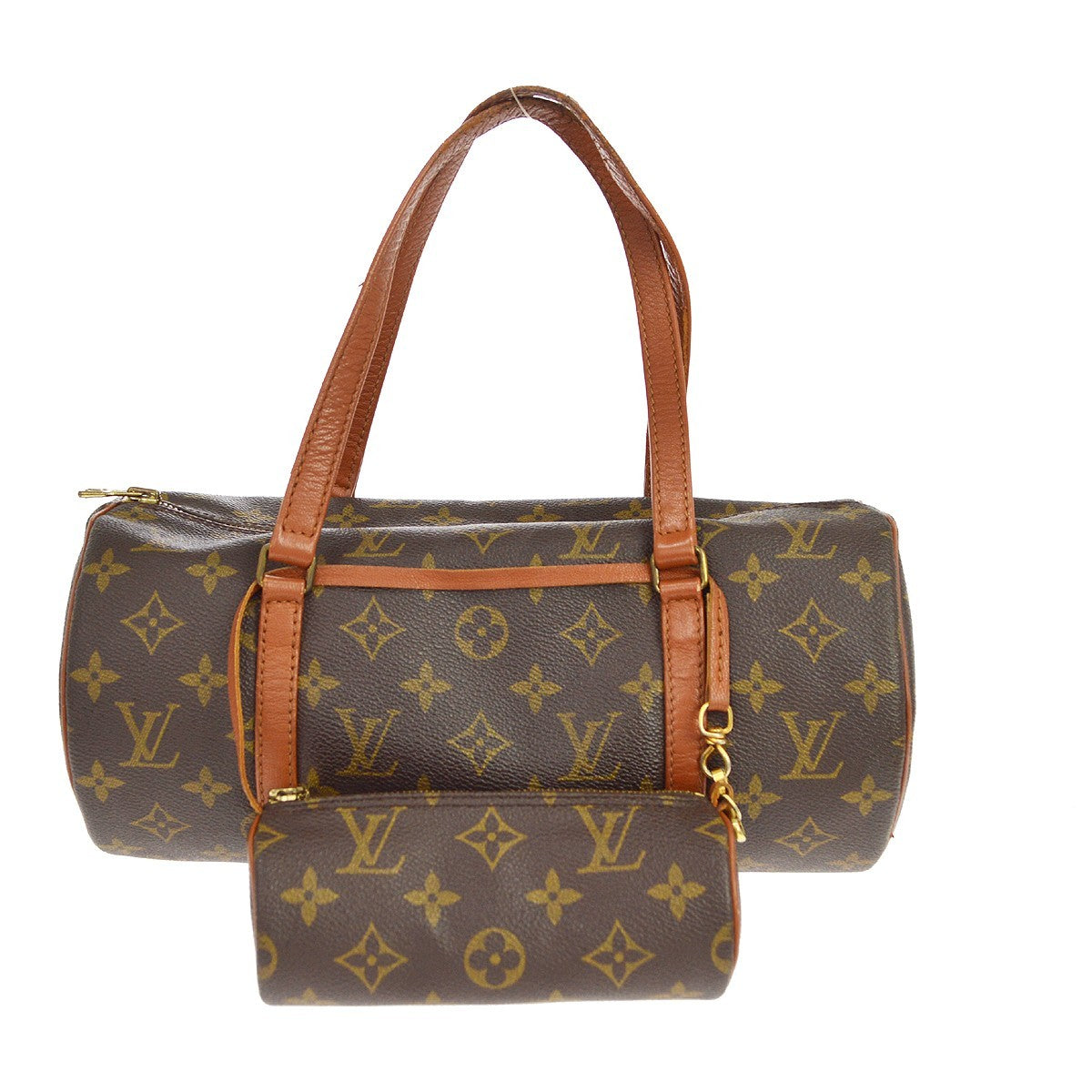 Louis Vuitton Papillon 30 in Tela Monogram Marrone Vintage