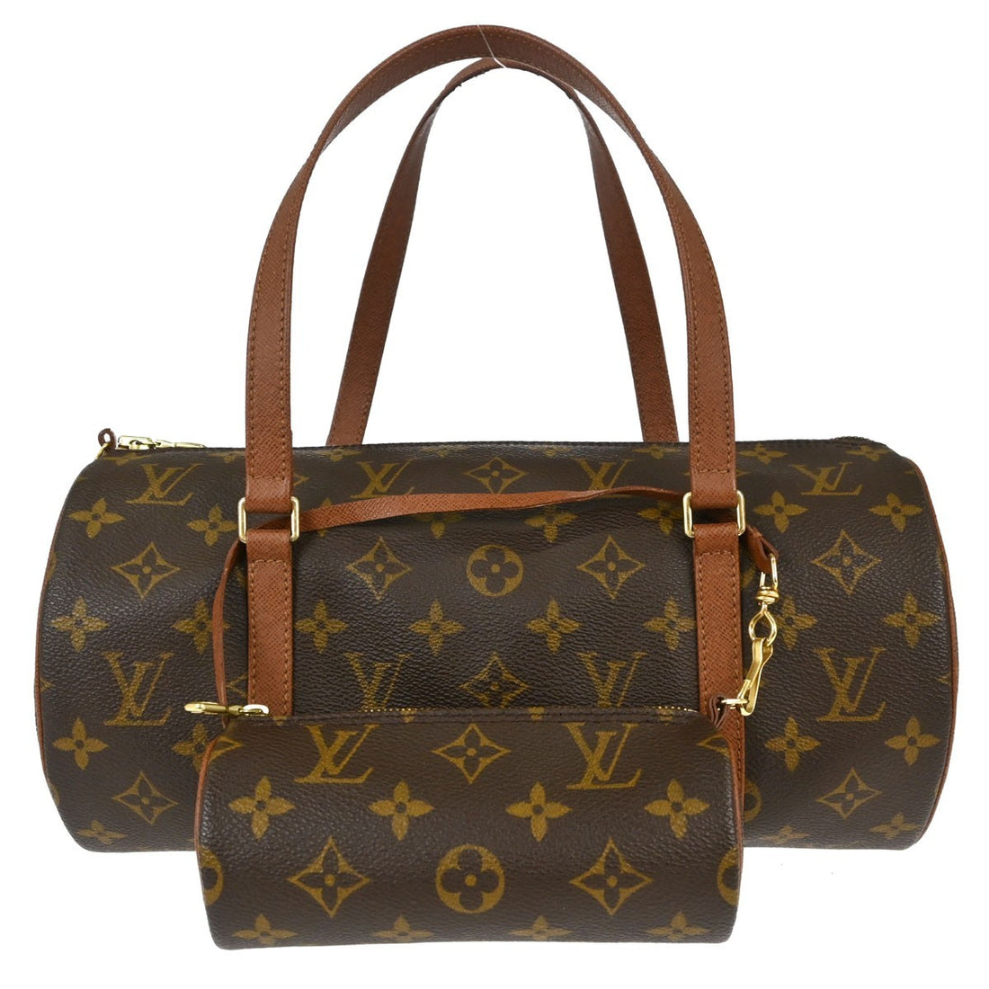 Louis Vuitton Papillon 30 in Tela Monogram Marrone Vintage