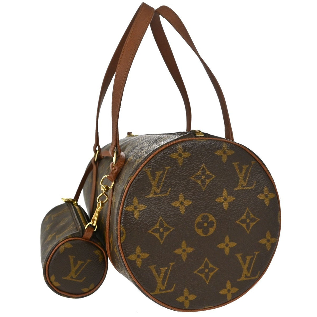 Louis Vuitton Papillon 30 in Tela Monogram Marrone Vintage