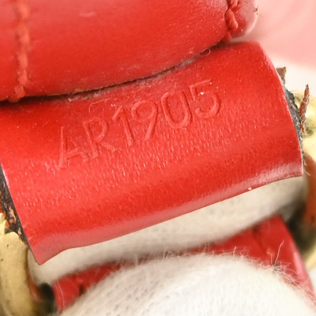 Louis Vuitton Petit Noé in Pelle Epi Rosso Vintage