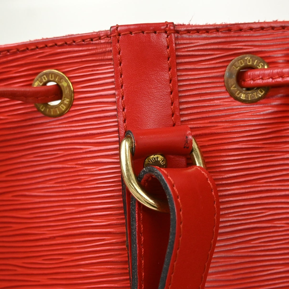 Louis Vuitton Petit Noé in Pelle Epi Rosso Vintage