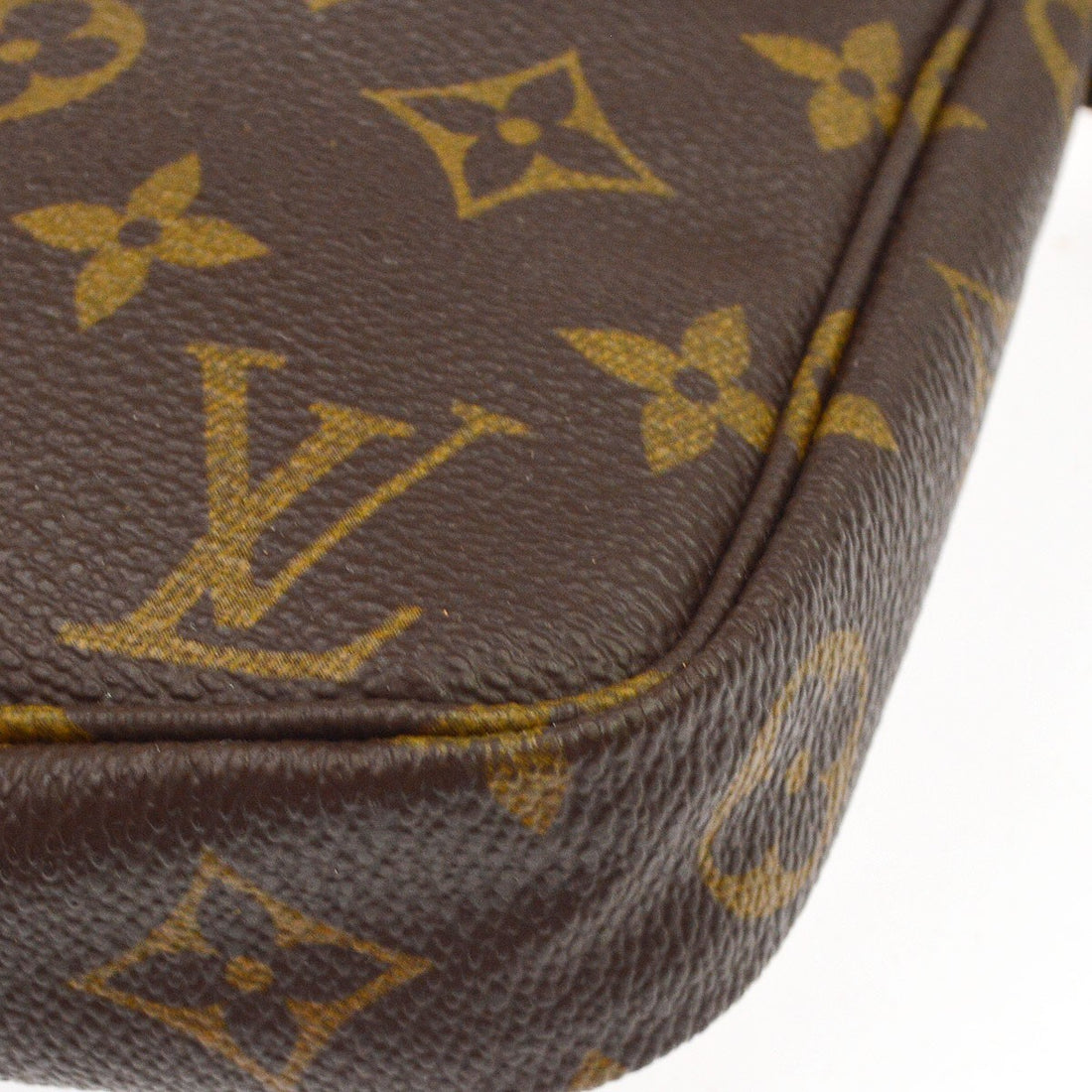 Louis Vuitton Pochette Accessoires in Tela Monogram Marrone Vintage