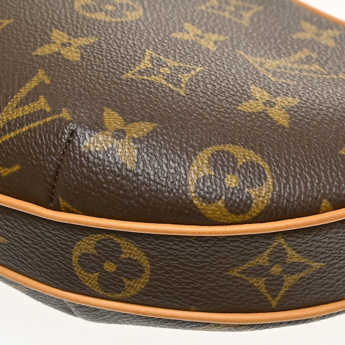 Louis Vuitton Pochette Croissant in Tela Monogram Marrone Vintage