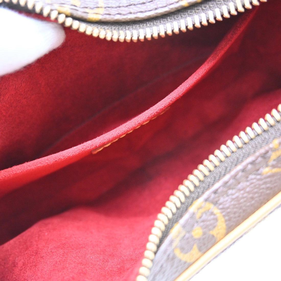 Louis Vuitton Pochette Croissant in Tela Monogram Marrone Vintage