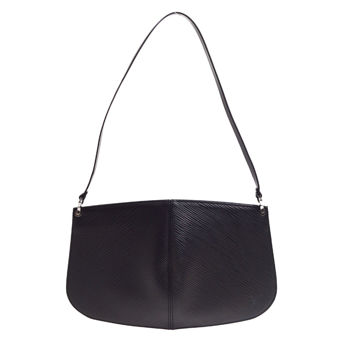 Louis Vuitton Pochette Demi-Lune in Pelle Epi Nero Vintage