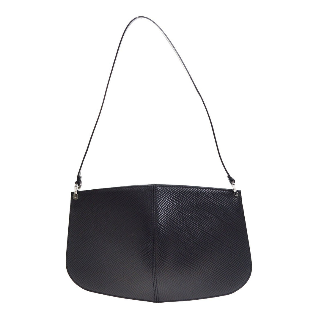 Louis Vuitton Pochette Demi-Lune in Pelle Epi Nero Vintage
