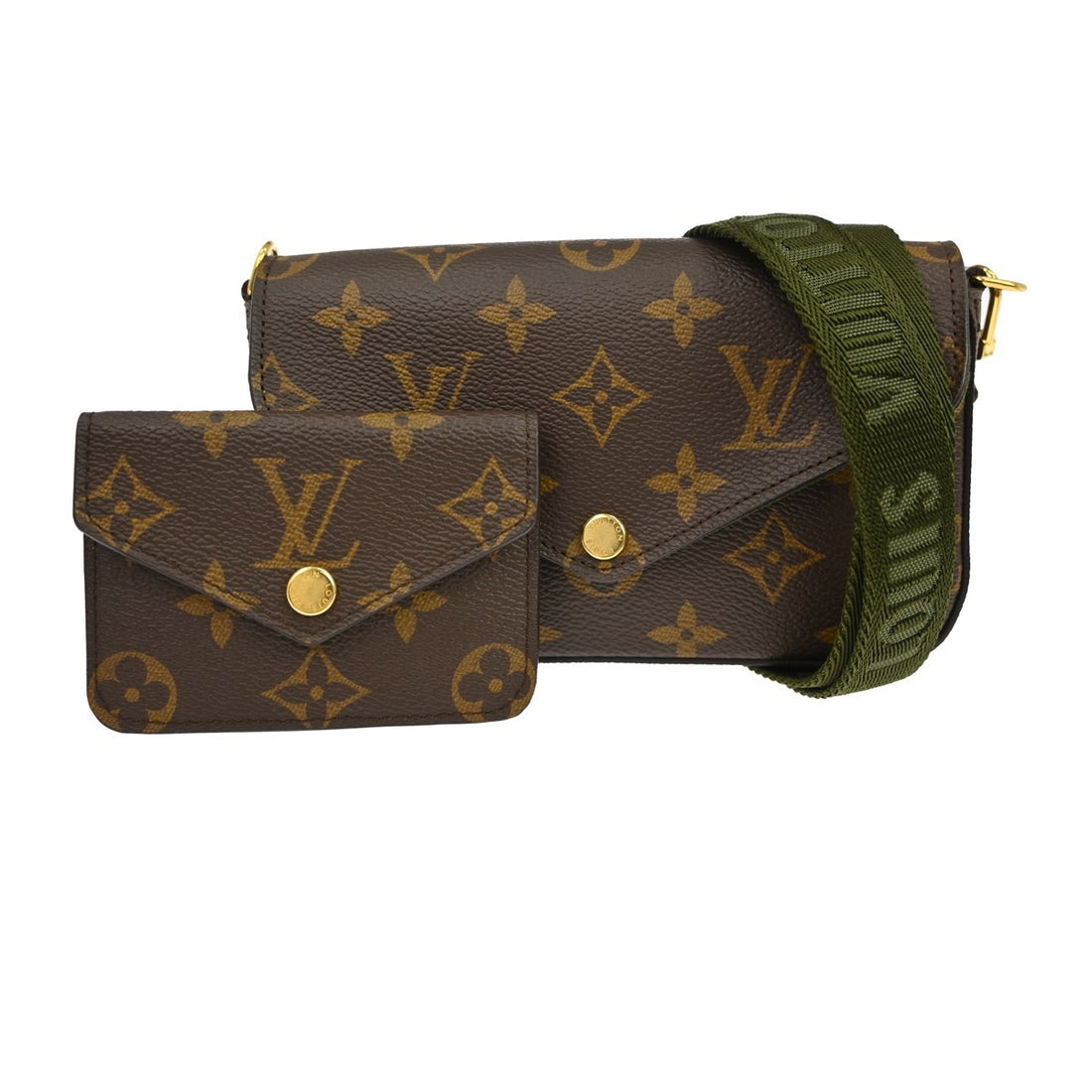 Louis Vuitton Pochette Félicie in Tela Monogram Marrone Vintage