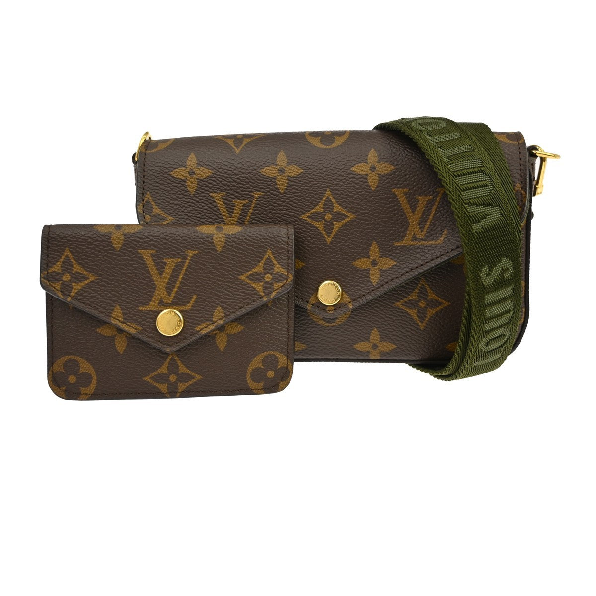 Louis Vuitton Pochette Félicie in Tela Monogram Marrone Vintage